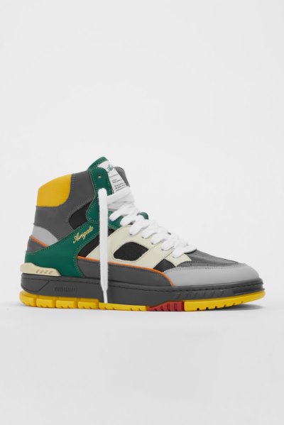 Axel Arigato Area Hi Men's Sneakers Black / Green | IE0091-33