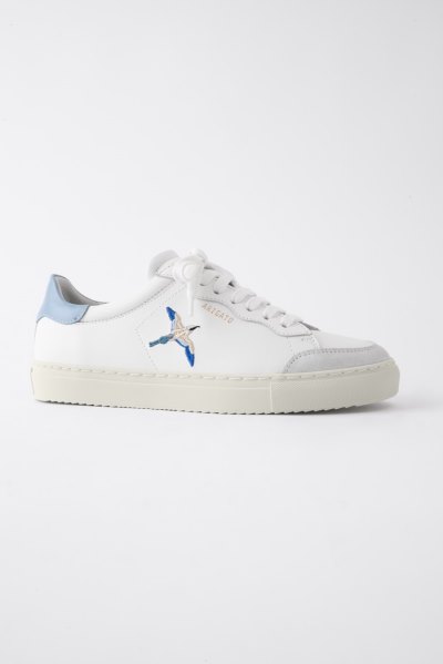 Axel Arigato Clean 180 Bee Bird Women's Sneakers White / Dusty Blue | IE7670-96