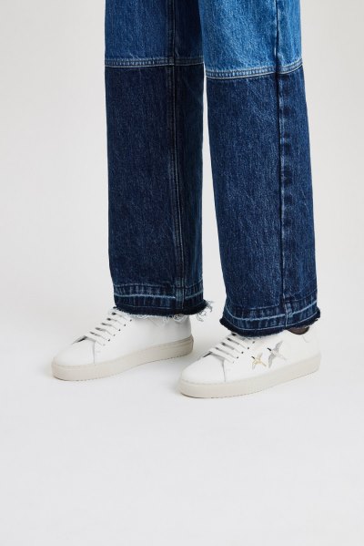 Axel Arigato Clean 90 Bee Bird Women's Sneakers White / Metallic | IE8091-28