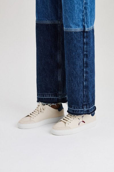 Axel Arigato Clean 90 Triple B Bird Women's Sneakers Cremino / Blue | IE0203-43