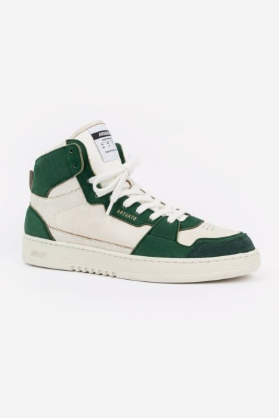 Axel Arigato Dice Hi Men's Sneakers White / Kale Green | IE2605-30