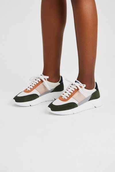 Axel Arigato Genesis Vintage Runner Women's Sneakers Cremino / Green | IE2711-32